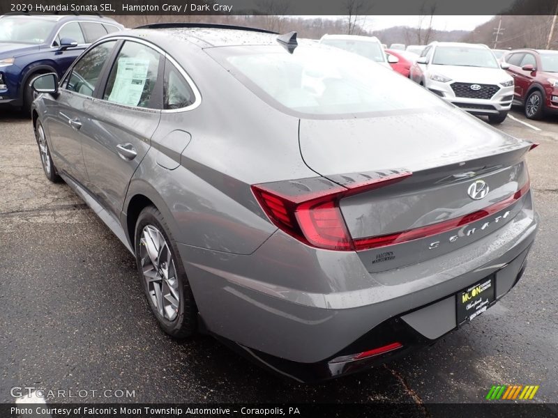 Hampton Gray / Dark Gray 2020 Hyundai Sonata SEL