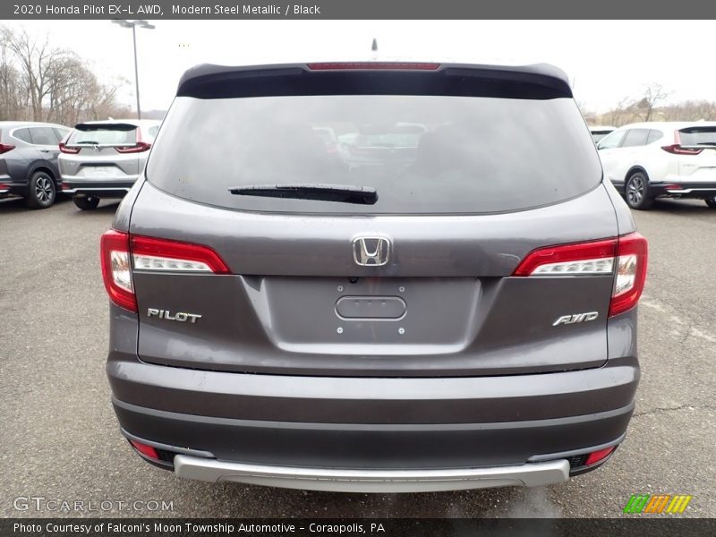 Modern Steel Metallic / Black 2020 Honda Pilot EX-L AWD