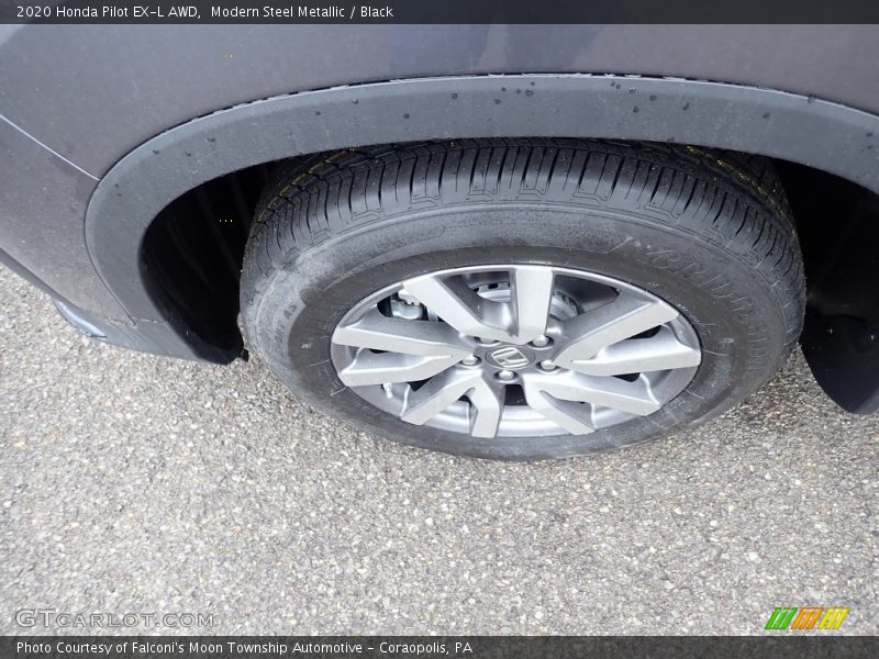 Modern Steel Metallic / Black 2020 Honda Pilot EX-L AWD