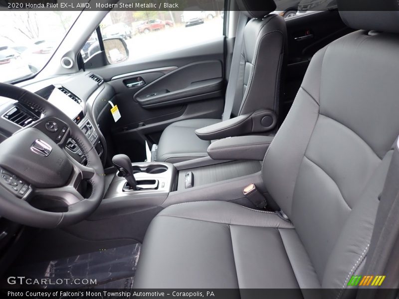 Modern Steel Metallic / Black 2020 Honda Pilot EX-L AWD