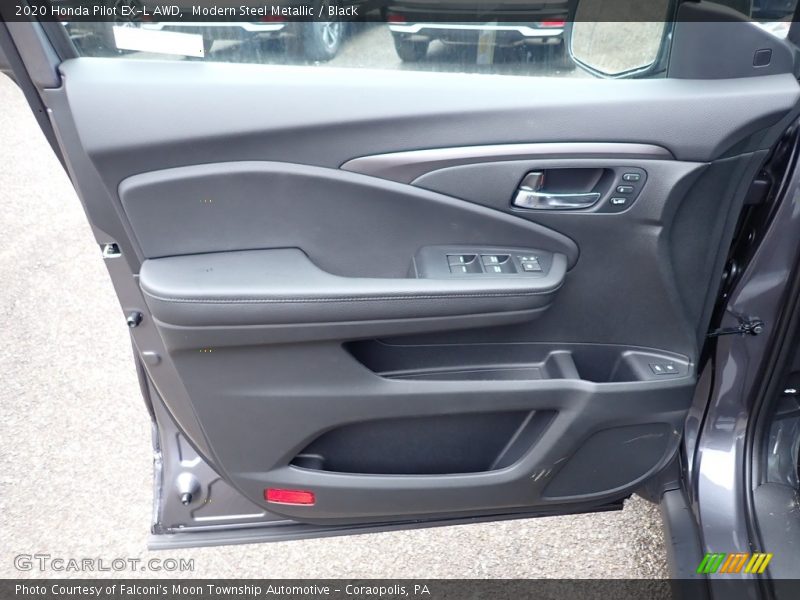 Modern Steel Metallic / Black 2020 Honda Pilot EX-L AWD