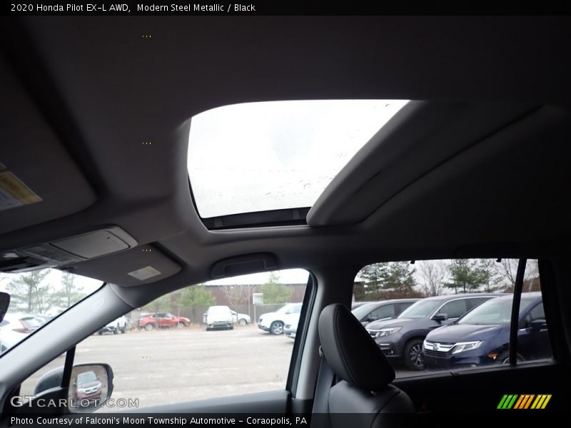 Modern Steel Metallic / Black 2020 Honda Pilot EX-L AWD