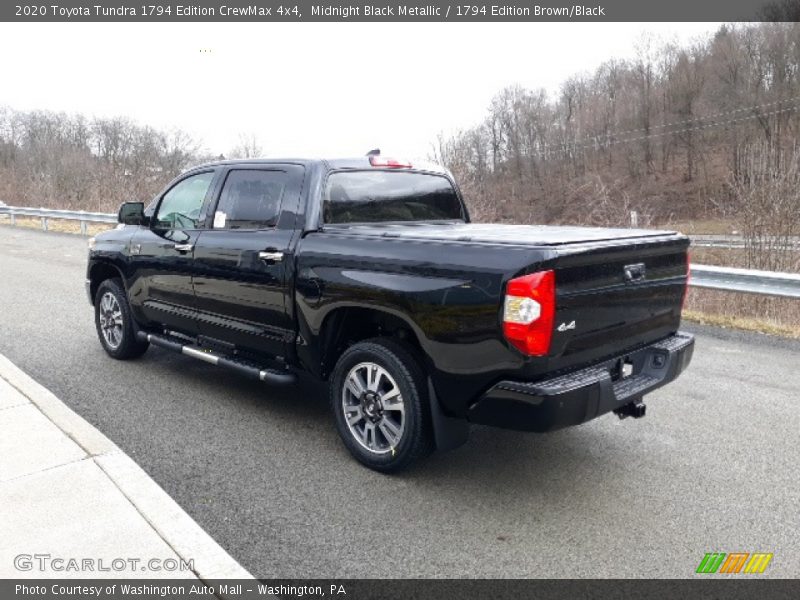 Midnight Black Metallic / 1794 Edition Brown/Black 2020 Toyota Tundra 1794 Edition CrewMax 4x4
