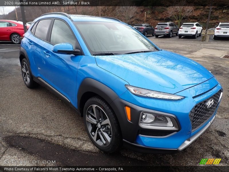 Front 3/4 View of 2020 Kona Limited AWD