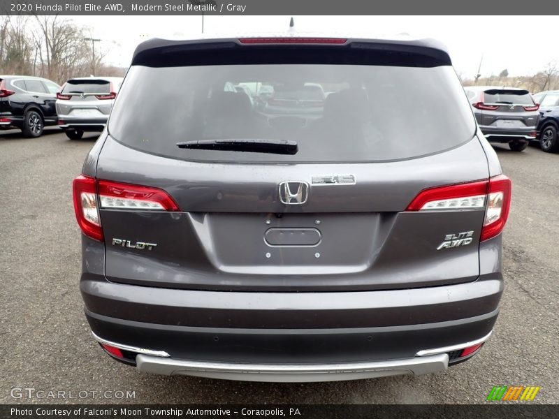 Modern Steel Metallic / Gray 2020 Honda Pilot Elite AWD
