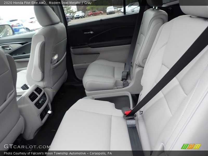 Modern Steel Metallic / Gray 2020 Honda Pilot Elite AWD