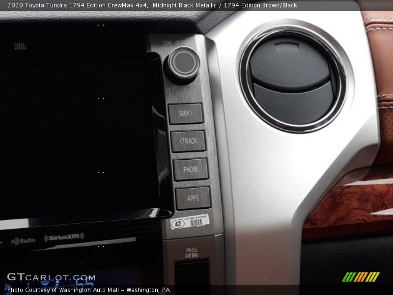 Midnight Black Metallic / 1794 Edition Brown/Black 2020 Toyota Tundra 1794 Edition CrewMax 4x4