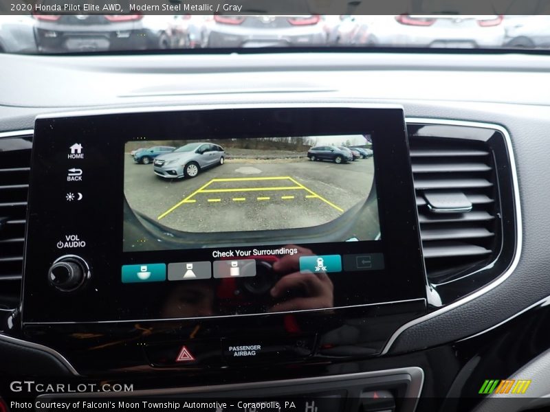 Modern Steel Metallic / Gray 2020 Honda Pilot Elite AWD