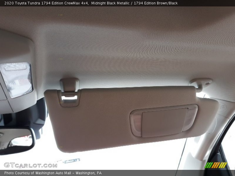 Midnight Black Metallic / 1794 Edition Brown/Black 2020 Toyota Tundra 1794 Edition CrewMax 4x4