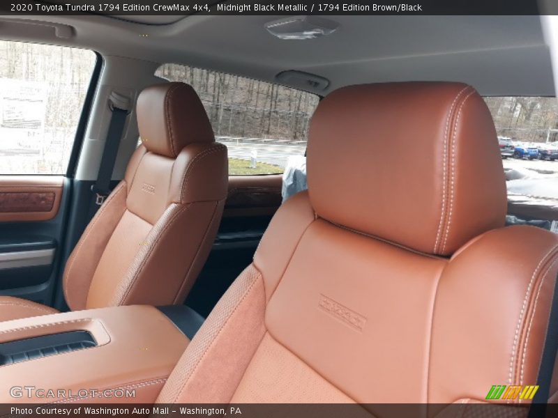 Front Seat of 2020 Tundra 1794 Edition CrewMax 4x4