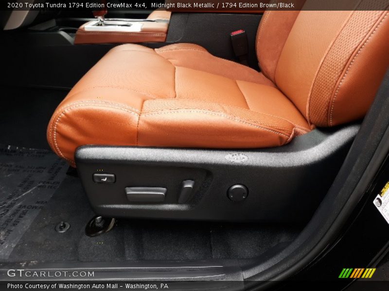 Front Seat of 2020 Tundra 1794 Edition CrewMax 4x4