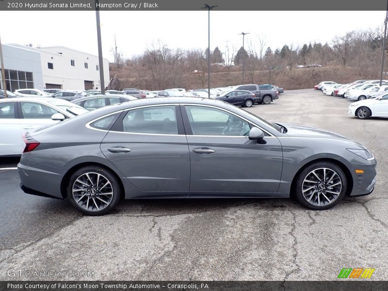 Hampton Gray / Black 2020 Hyundai Sonata Limited