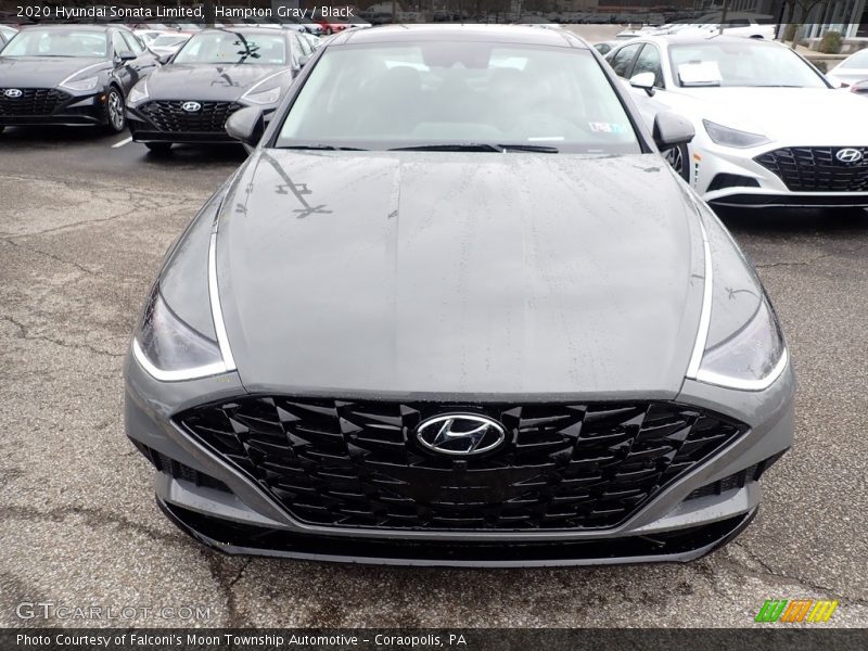 Hampton Gray / Black 2020 Hyundai Sonata Limited
