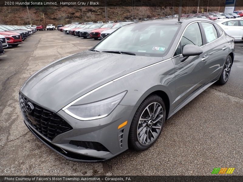 Hampton Gray / Black 2020 Hyundai Sonata Limited