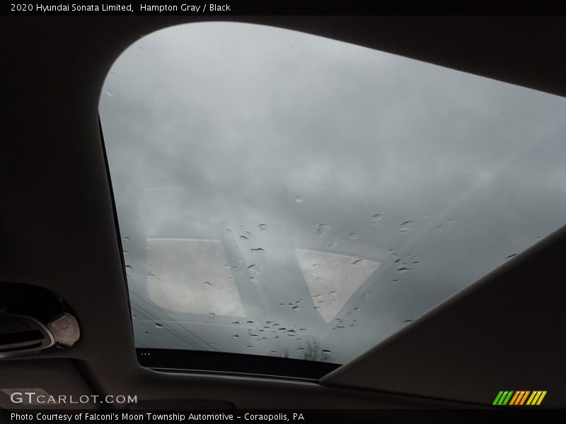 Hampton Gray / Black 2020 Hyundai Sonata Limited