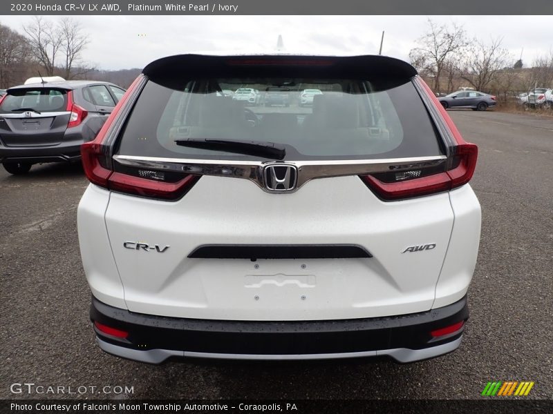 Platinum White Pearl / Ivory 2020 Honda CR-V LX AWD