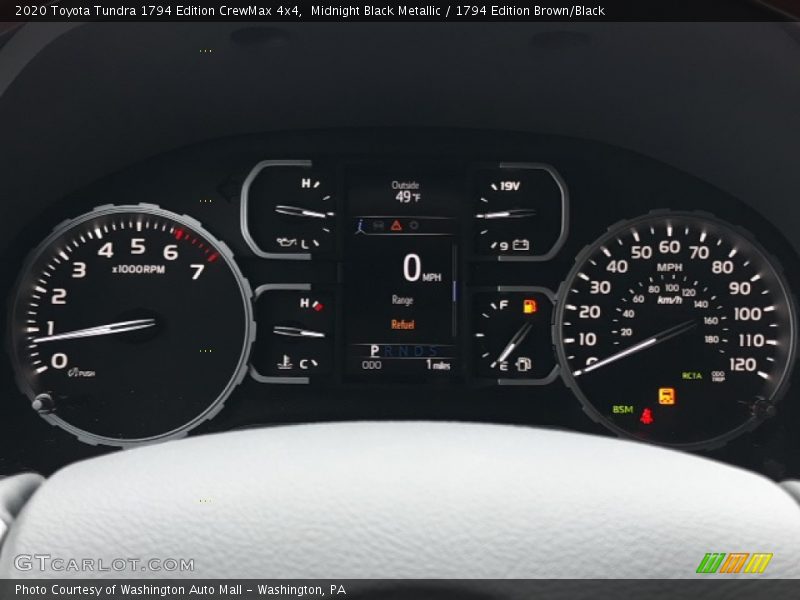 Midnight Black Metallic / 1794 Edition Brown/Black 2020 Toyota Tundra 1794 Edition CrewMax 4x4