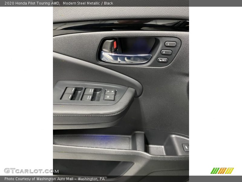 Modern Steel Metallic / Black 2020 Honda Pilot Touring AWD