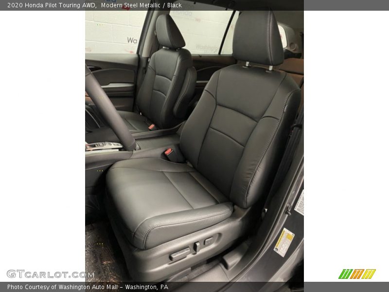 Modern Steel Metallic / Black 2020 Honda Pilot Touring AWD
