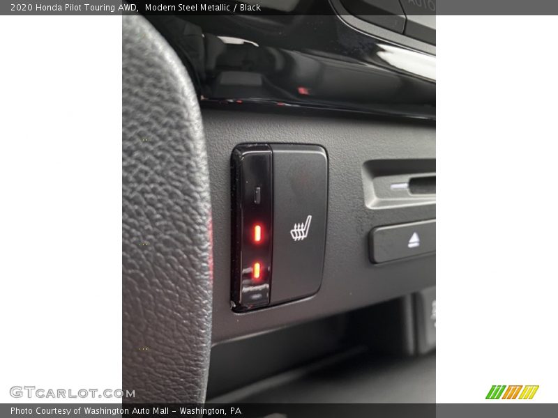 Modern Steel Metallic / Black 2020 Honda Pilot Touring AWD