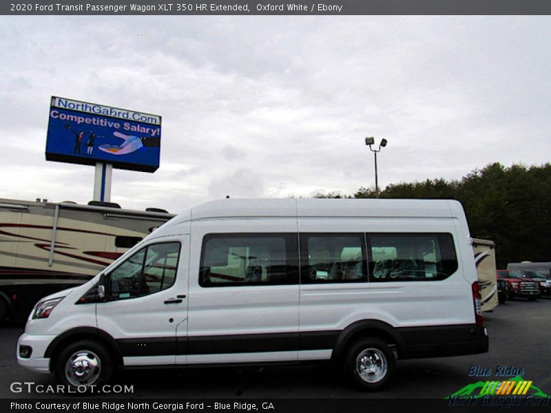 Oxford White / Ebony 2020 Ford Transit Passenger Wagon XLT 350 HR Extended
