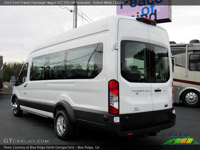 Oxford White / Ebony 2020 Ford Transit Passenger Wagon XLT 350 HR Extended