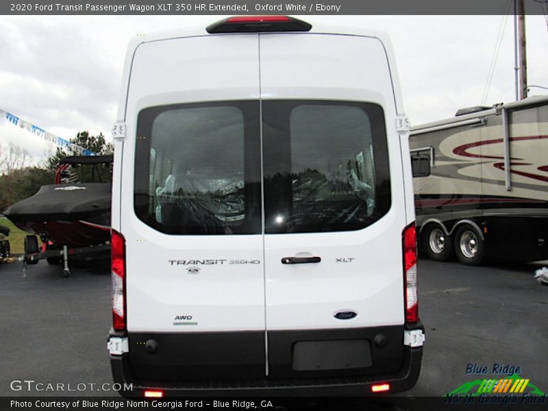 Oxford White / Ebony 2020 Ford Transit Passenger Wagon XLT 350 HR Extended