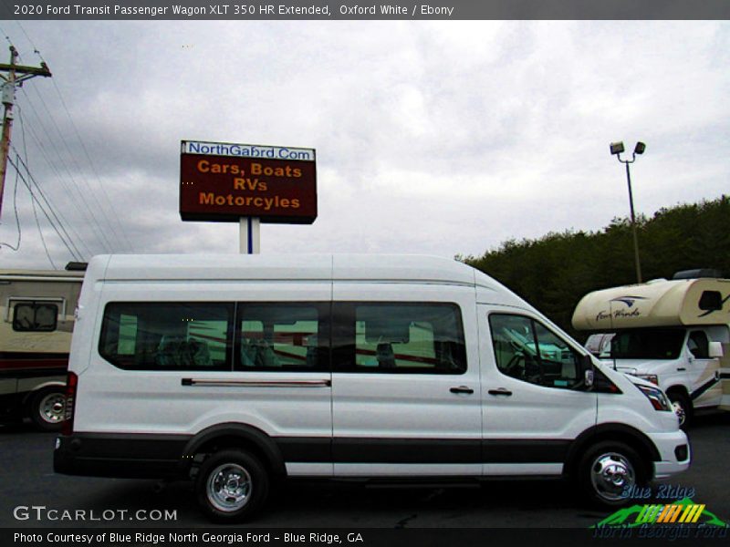 Oxford White / Ebony 2020 Ford Transit Passenger Wagon XLT 350 HR Extended