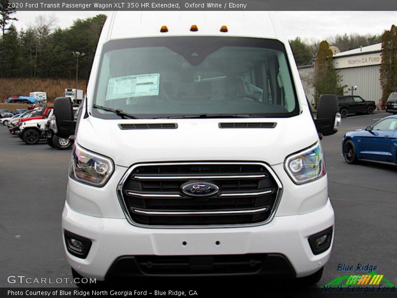Oxford White / Ebony 2020 Ford Transit Passenger Wagon XLT 350 HR Extended