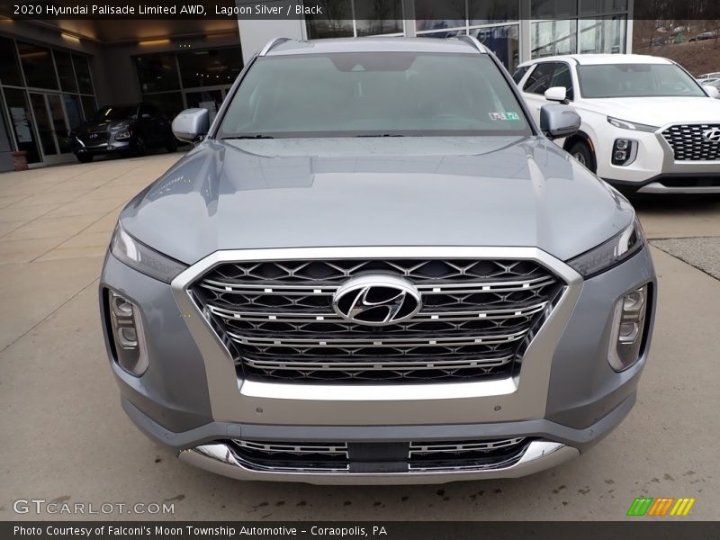 Lagoon Silver / Black 2020 Hyundai Palisade Limited AWD