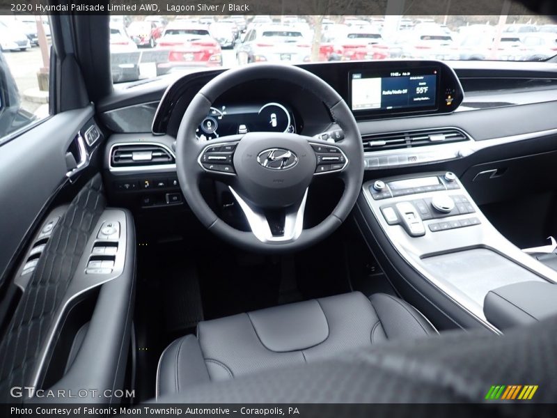 Lagoon Silver / Black 2020 Hyundai Palisade Limited AWD
