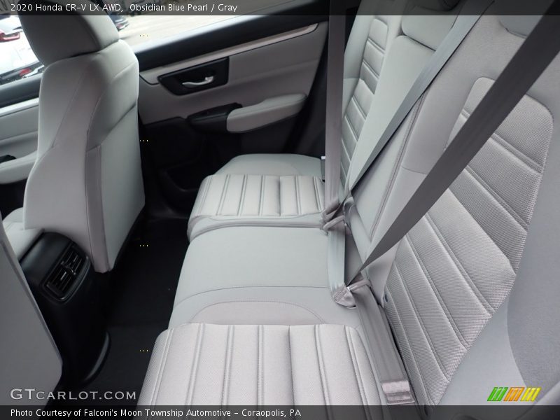 Obsidian Blue Pearl / Gray 2020 Honda CR-V LX AWD