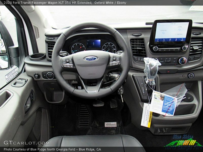 Oxford White / Ebony 2020 Ford Transit Passenger Wagon XLT 350 HR Extended