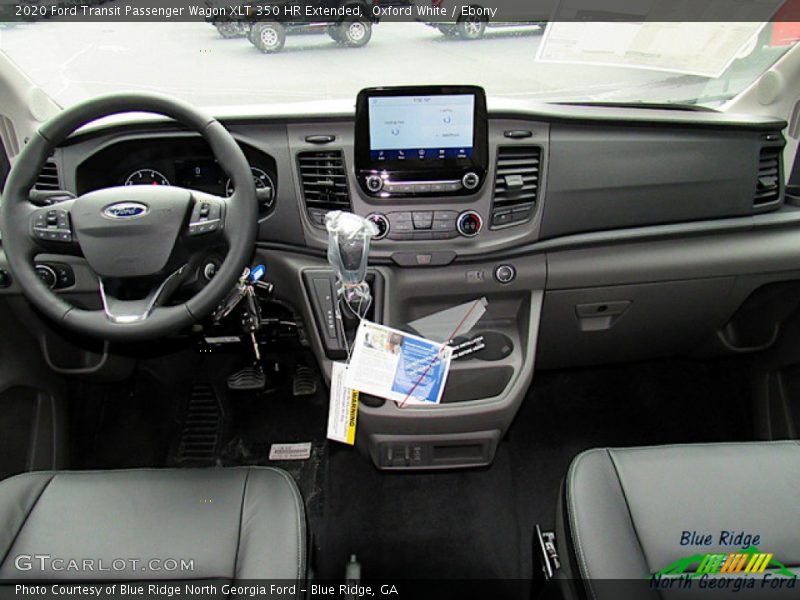 Oxford White / Ebony 2020 Ford Transit Passenger Wagon XLT 350 HR Extended