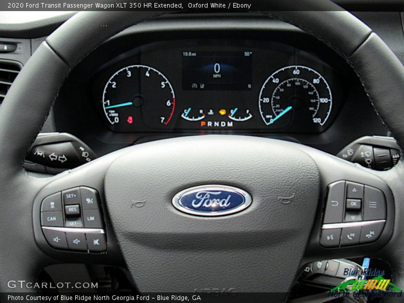 Oxford White / Ebony 2020 Ford Transit Passenger Wagon XLT 350 HR Extended