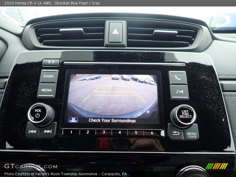 Obsidian Blue Pearl / Gray 2020 Honda CR-V LX AWD