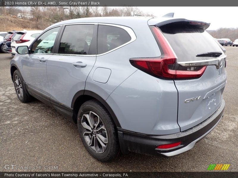 Sonic Gray Pearl / Black 2020 Honda CR-V EX-L AWD