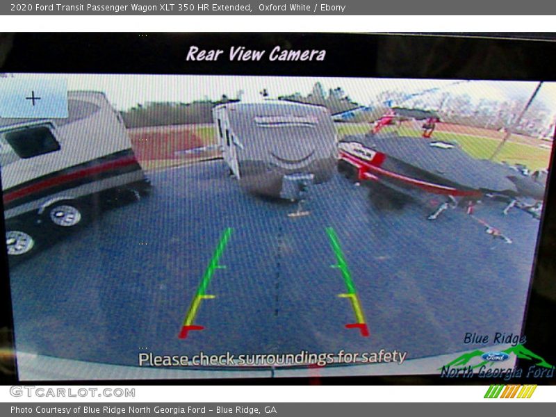 Oxford White / Ebony 2020 Ford Transit Passenger Wagon XLT 350 HR Extended