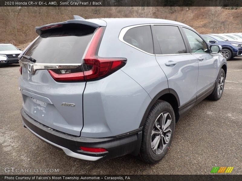 Sonic Gray Pearl / Black 2020 Honda CR-V EX-L AWD