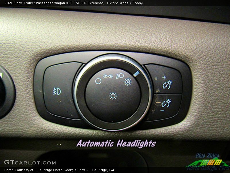 Oxford White / Ebony 2020 Ford Transit Passenger Wagon XLT 350 HR Extended