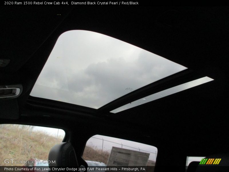 Sunroof of 2020 1500 Rebel Crew Cab 4x4