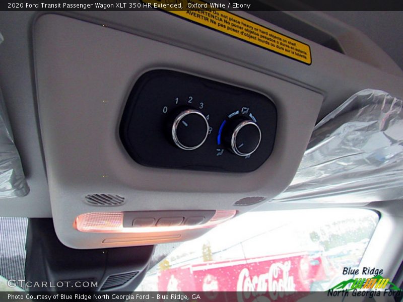 Oxford White / Ebony 2020 Ford Transit Passenger Wagon XLT 350 HR Extended