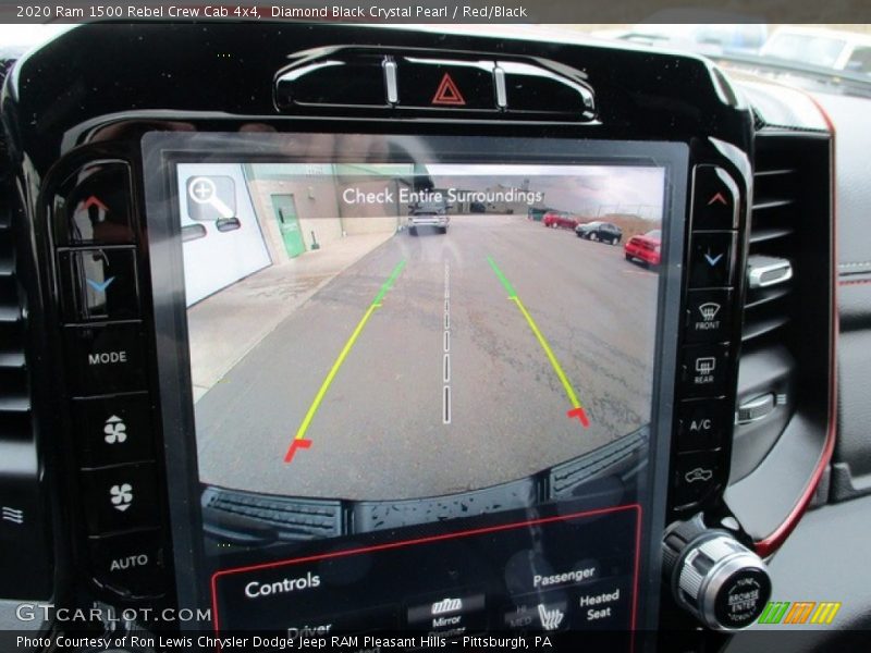 Controls of 2020 1500 Rebel Crew Cab 4x4