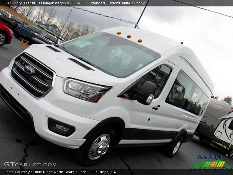 Oxford White / Ebony 2020 Ford Transit Passenger Wagon XLT 350 HR Extended