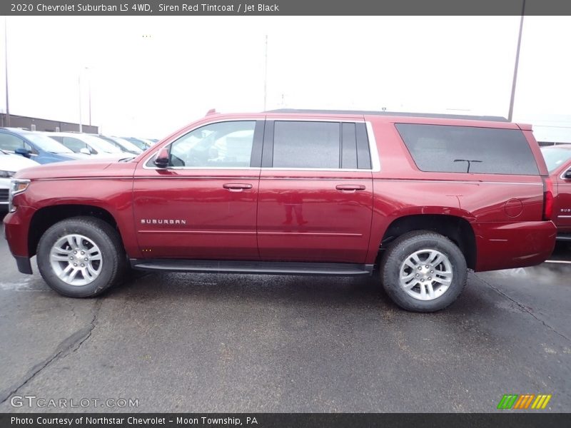 Siren Red Tintcoat / Jet Black 2020 Chevrolet Suburban LS 4WD