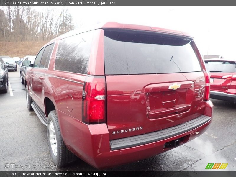 Siren Red Tintcoat / Jet Black 2020 Chevrolet Suburban LS 4WD