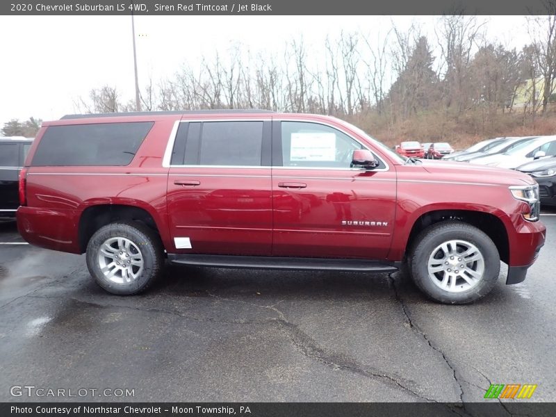 Siren Red Tintcoat / Jet Black 2020 Chevrolet Suburban LS 4WD