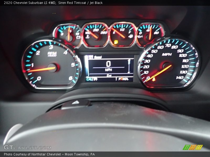 Siren Red Tintcoat / Jet Black 2020 Chevrolet Suburban LS 4WD