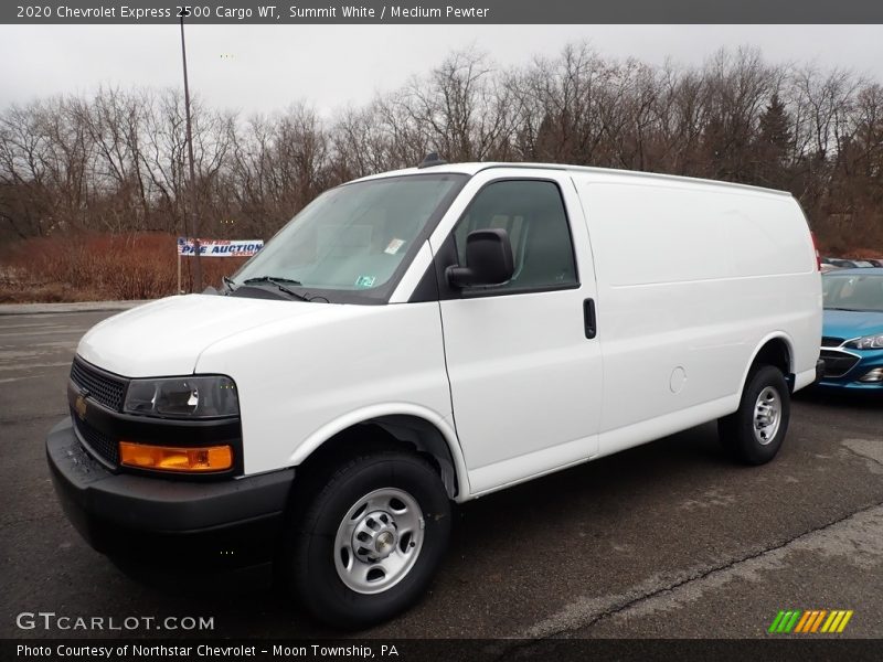 Summit White / Medium Pewter 2020 Chevrolet Express 2500 Cargo WT