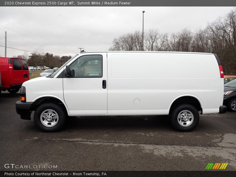 Summit White / Medium Pewter 2020 Chevrolet Express 2500 Cargo WT